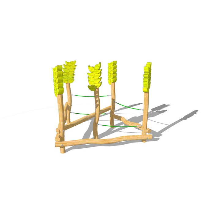 WS Climbing Frame Hardwood Robinia Timber Playground Equipment Manufacture